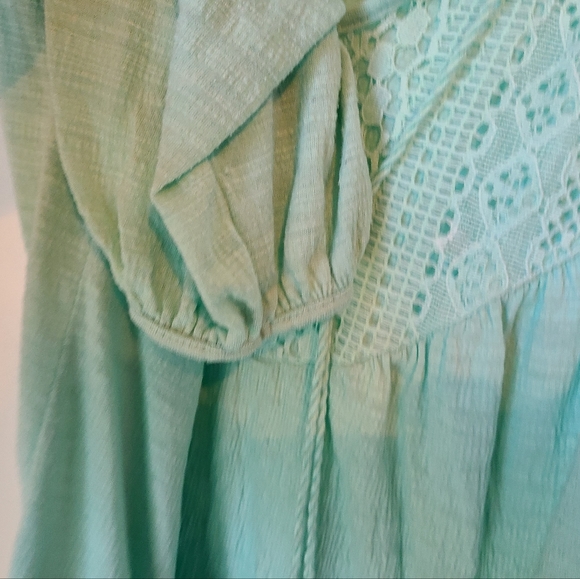 Faded Glory Woman's Blouse,  Size: 2X Color: Green - Picture 11 of 16